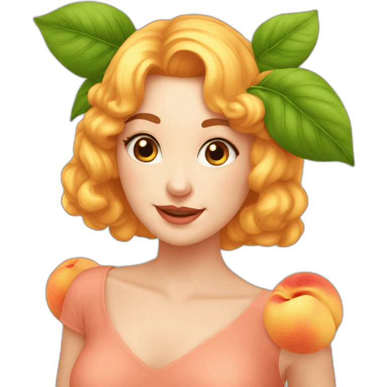 Lovely peaches emoji