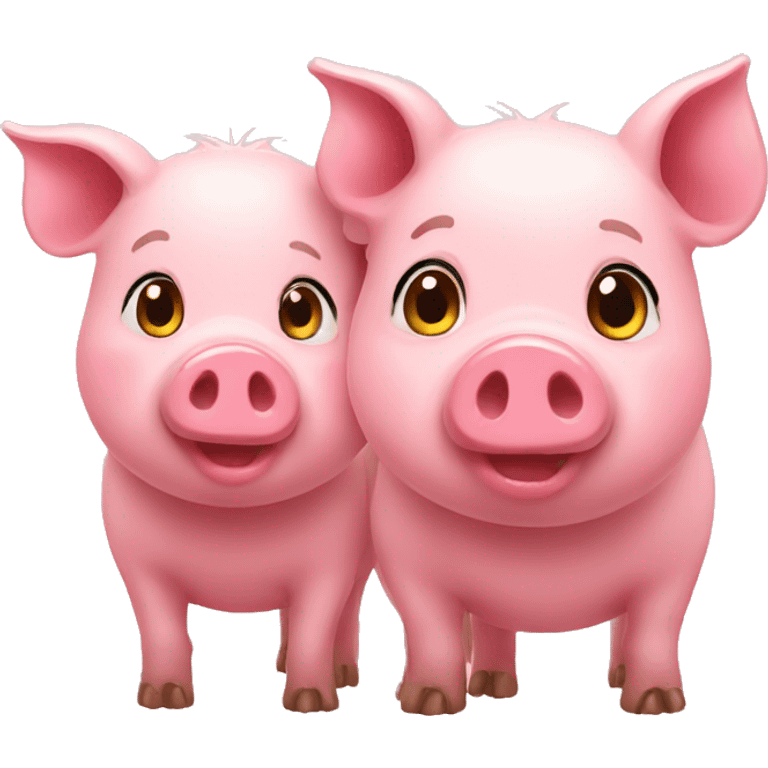 pig couple emoji