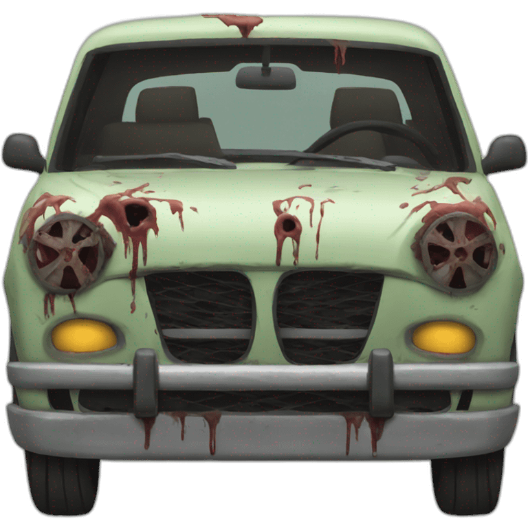 zombie car emoji