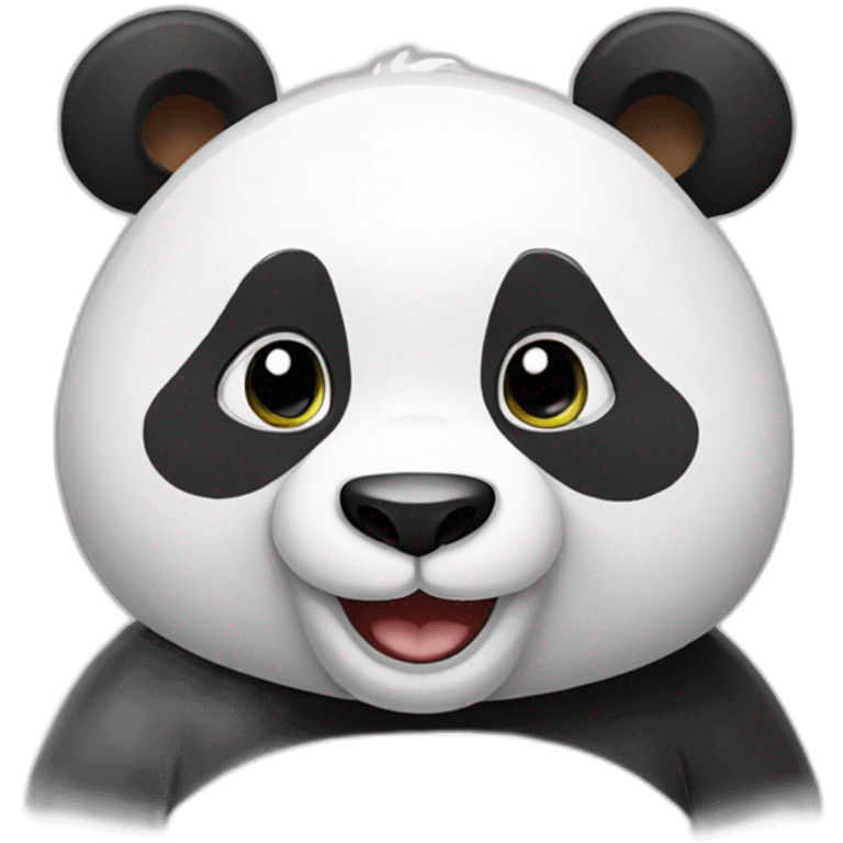 happy panda emoji