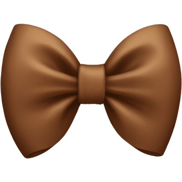 brown bow  emoji