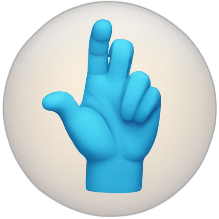 auslan R letter emoji