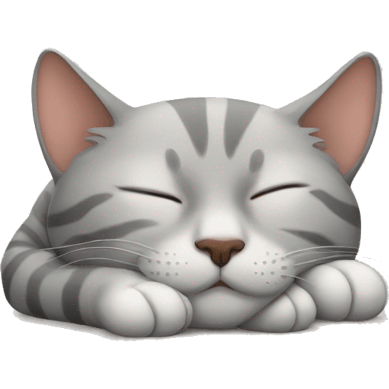 sleeping cat emoji