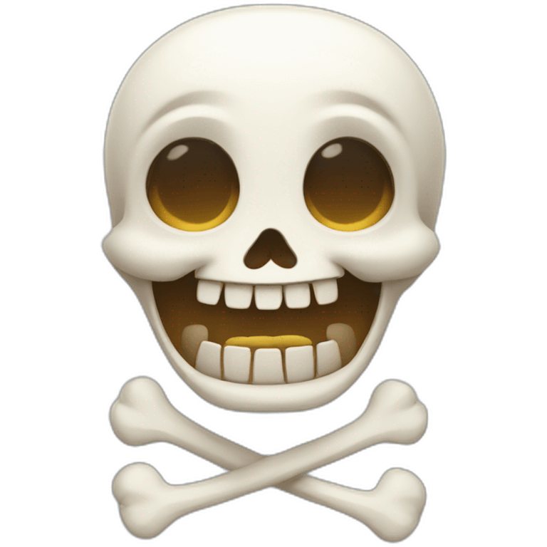 happy bones emoji