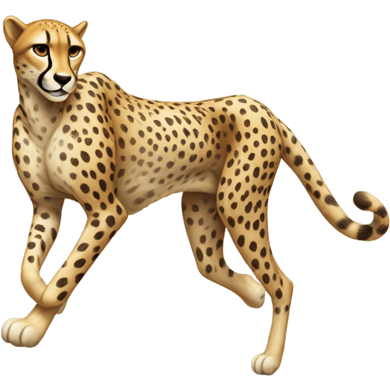 Cheetah running emoji