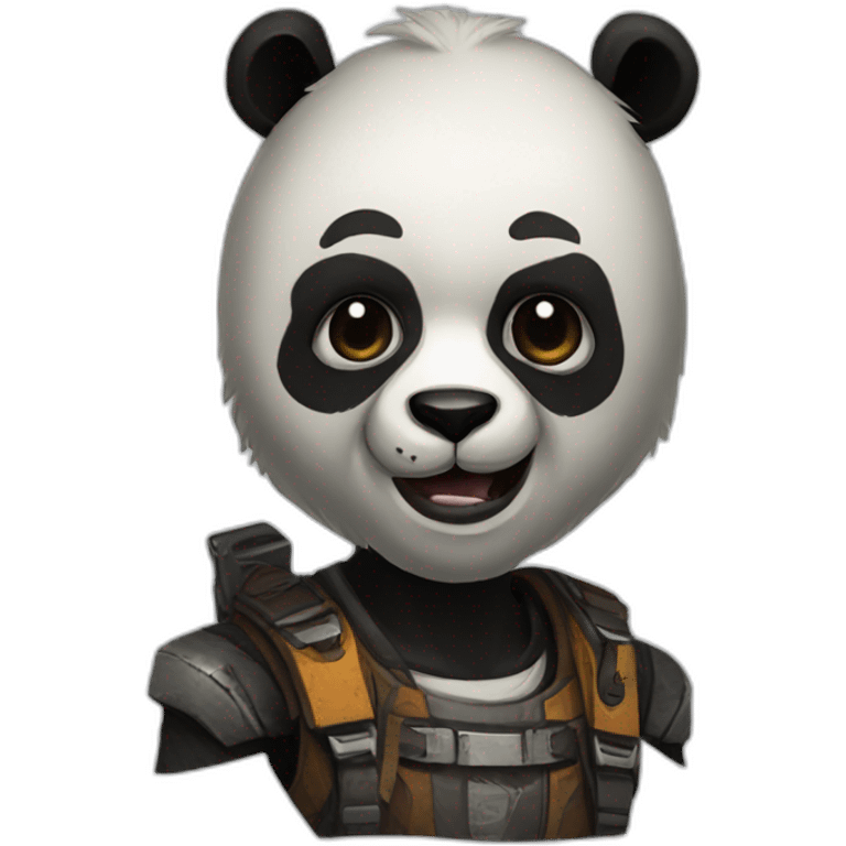 Panda as borderlands emoji