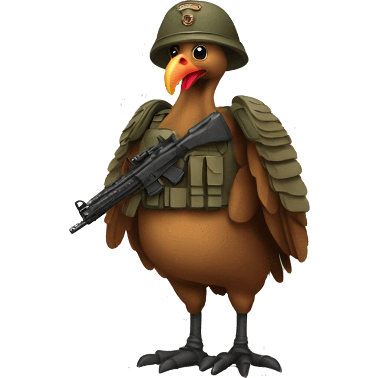 Turkey soldier emoji