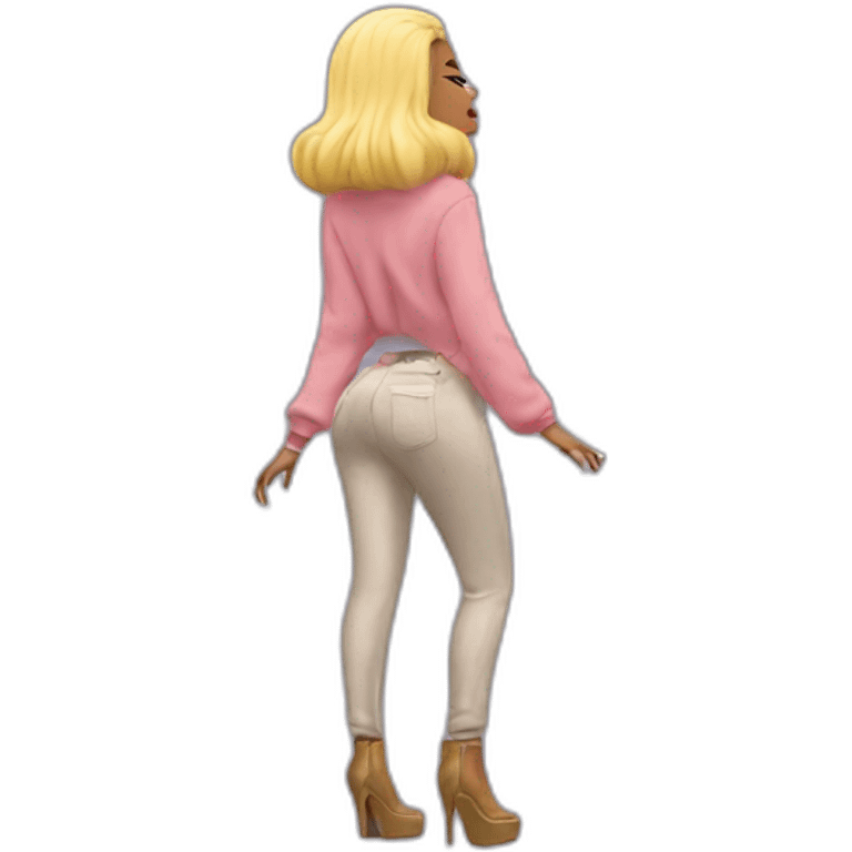 cardi b back emoji