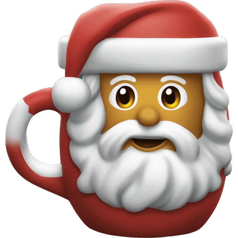 Santa mug aesthetic  emoji