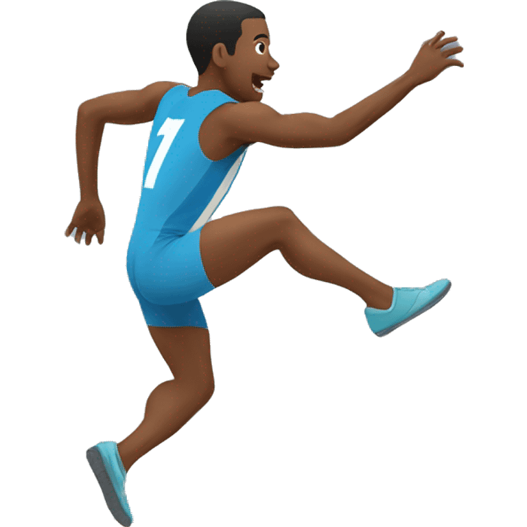 long jump side view emoji