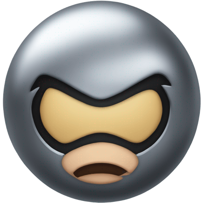 Metal Kirby ball emoji