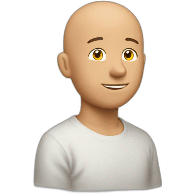 Homme qui esquive un caillou emoji