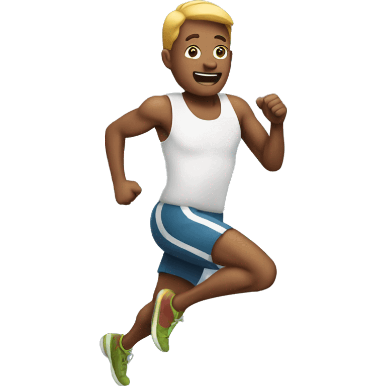 Man running emoji