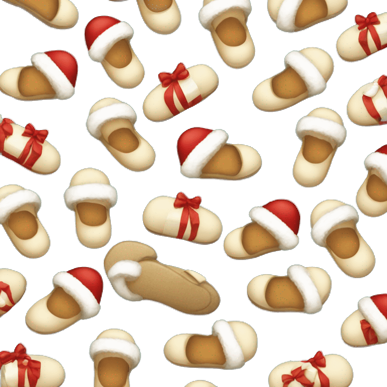 Christmas slipers emoji