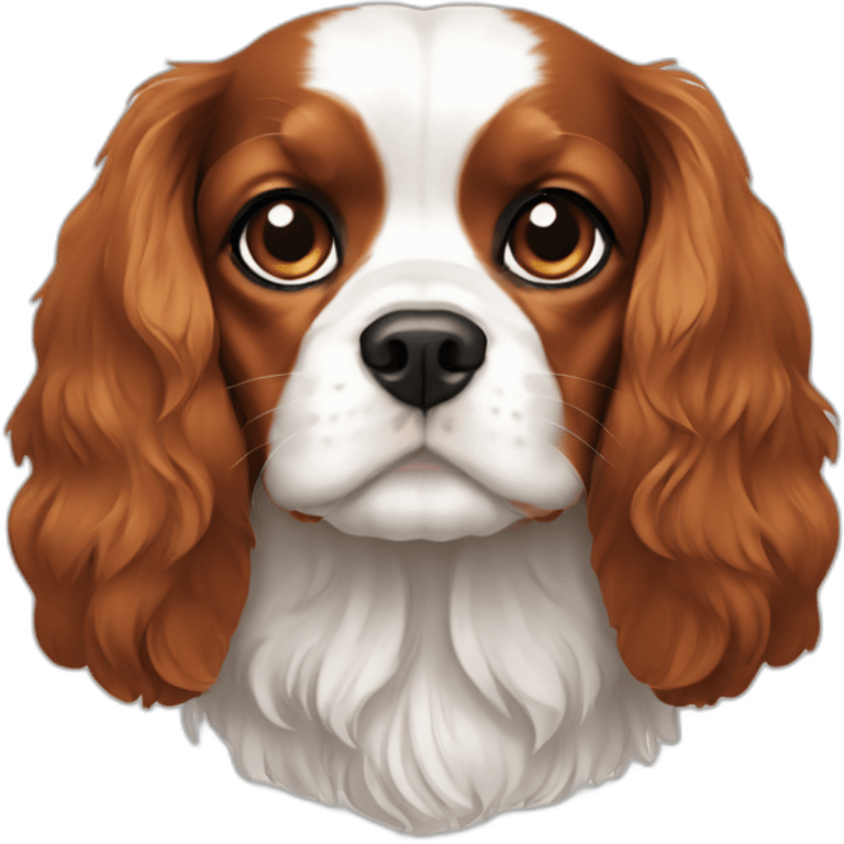 King Charles cavalier spaniel emoji