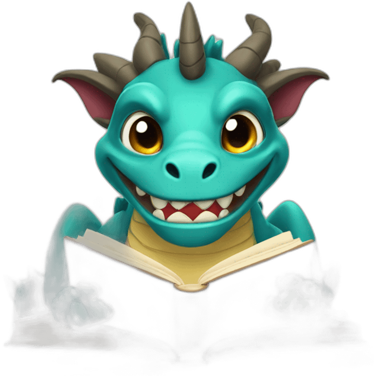 book dragon emoji