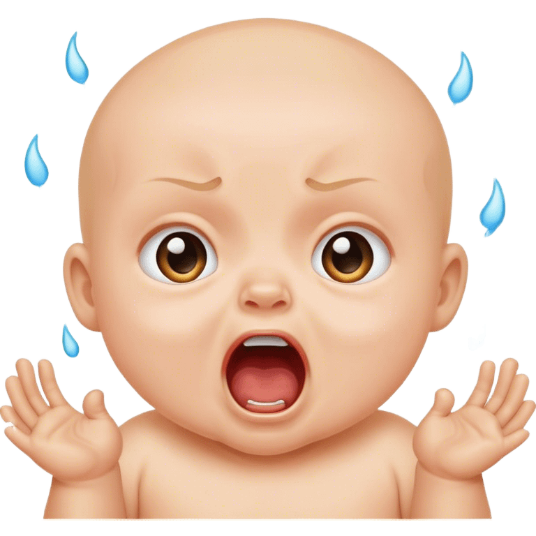 BABY SCREAMING emoji