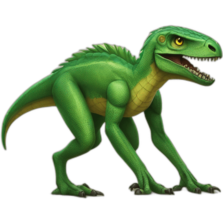 green raptor the book of the dead emoji