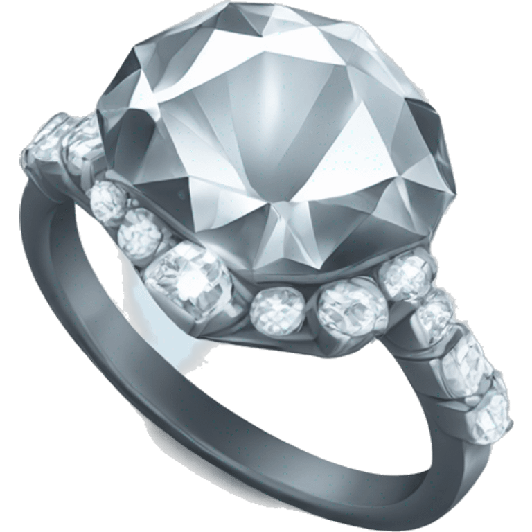 Big diamond ring  emoji