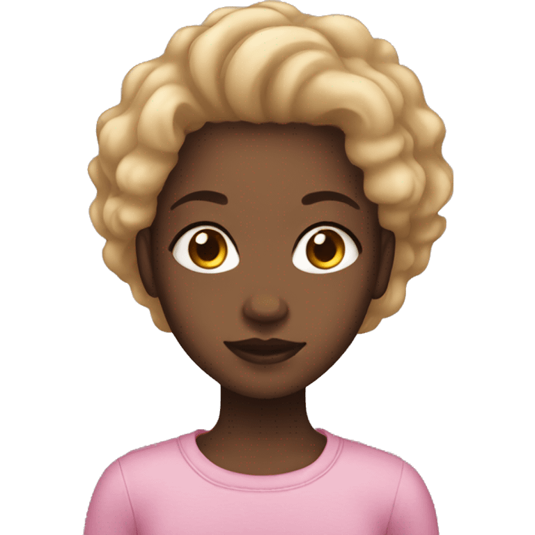 Light skin black girl  emoji