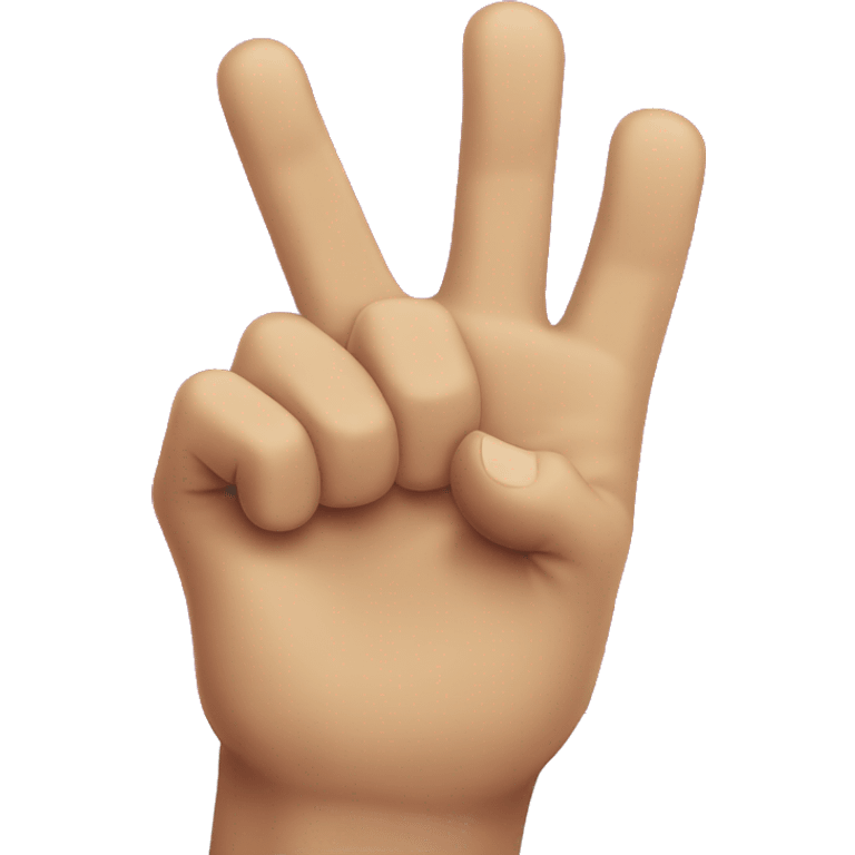 a hand showing the "hang loose" sign emoji