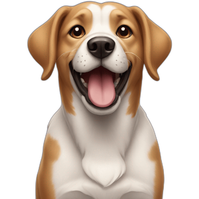 dog, happy emoji