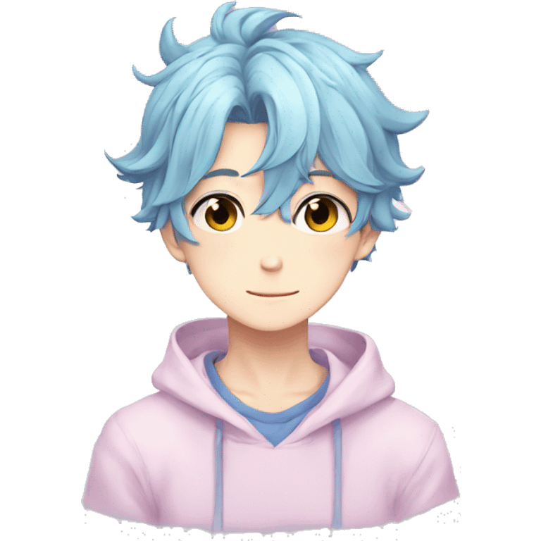 Cute Gorgeous Attractive Anime Pastel Boy emoji