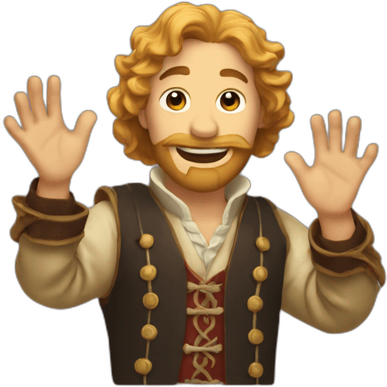 bard waving hand emoji