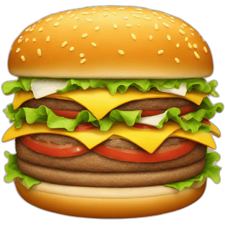 giant burger emoji