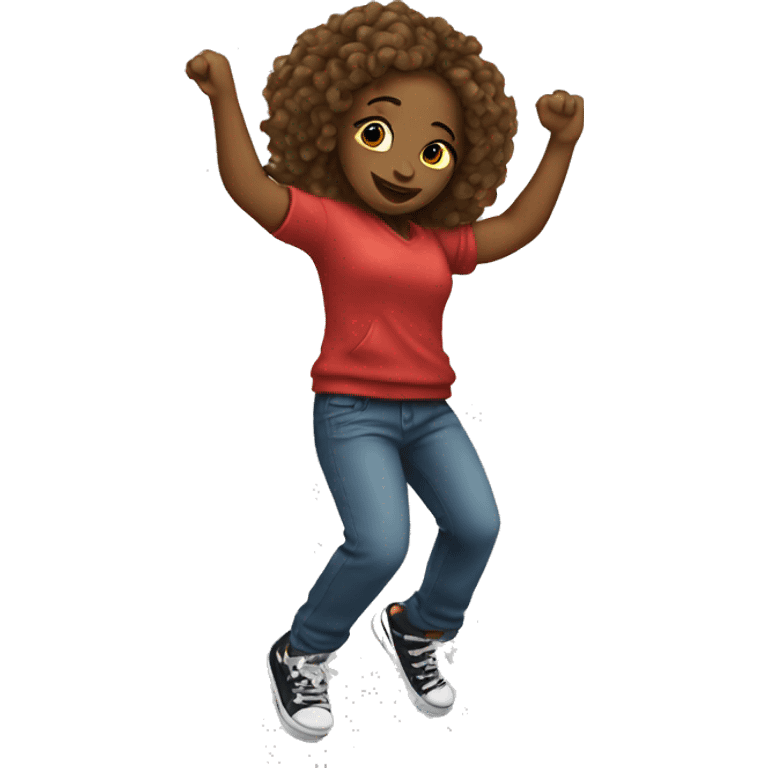 girl dancing hip hop  emoji