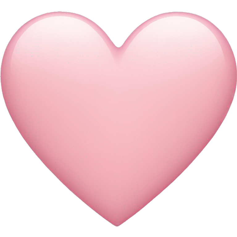 light pink heart emoji