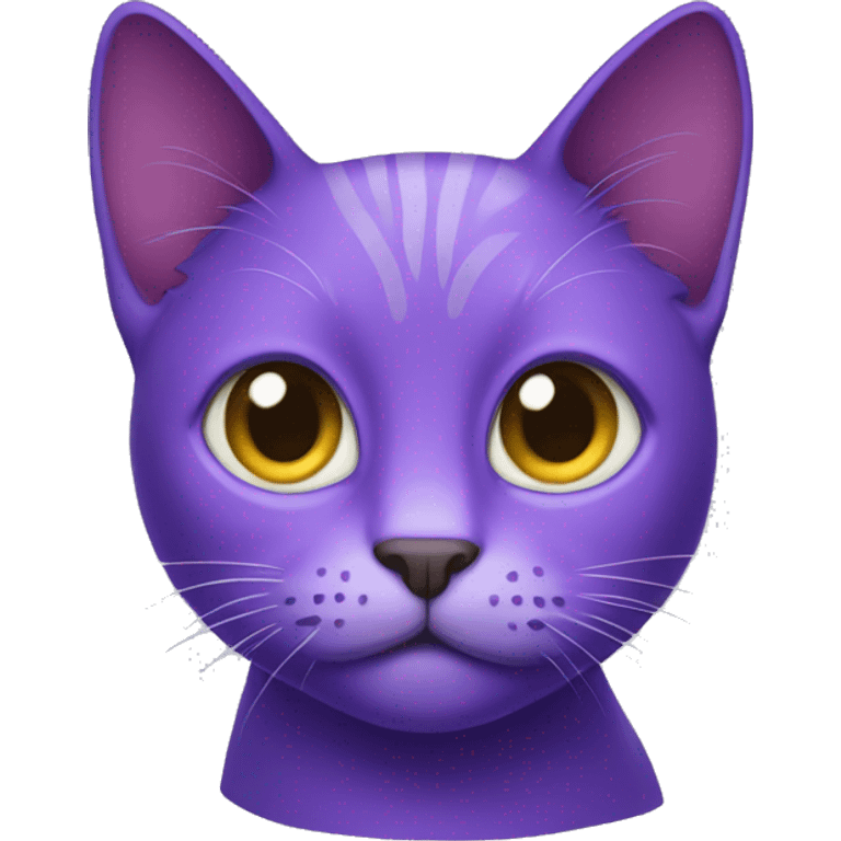 purple cat emoji