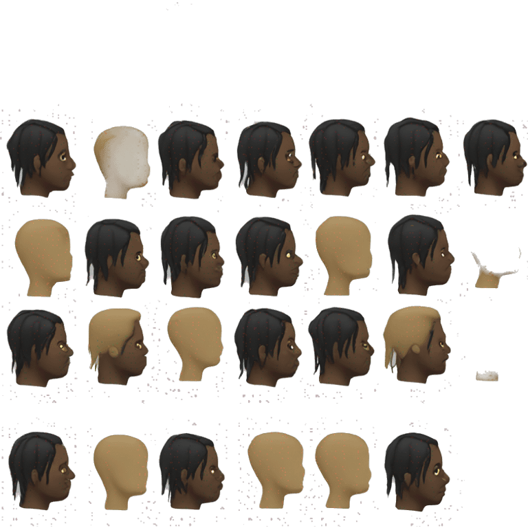 Travis Scott side view with emoji