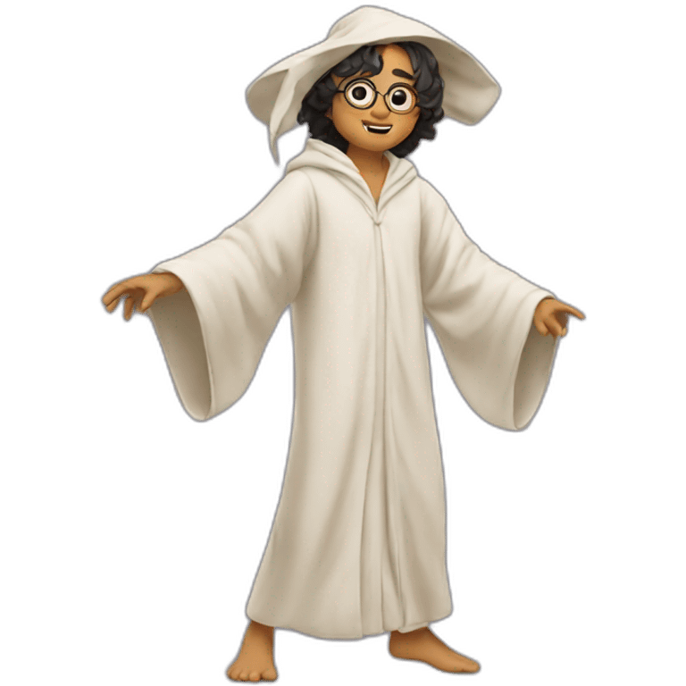 Harry Potter dancing in robes emoji