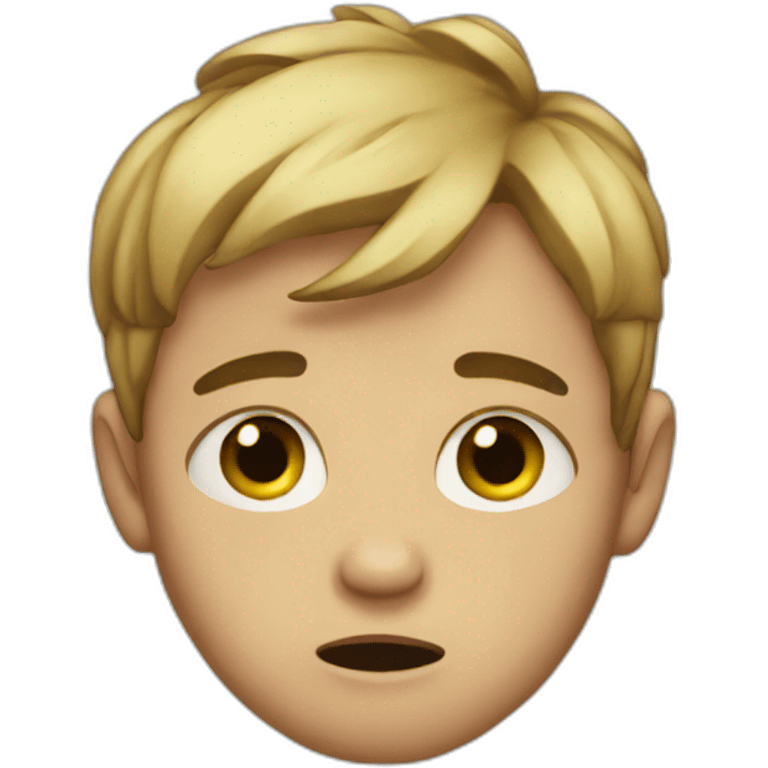 crying boy emoji