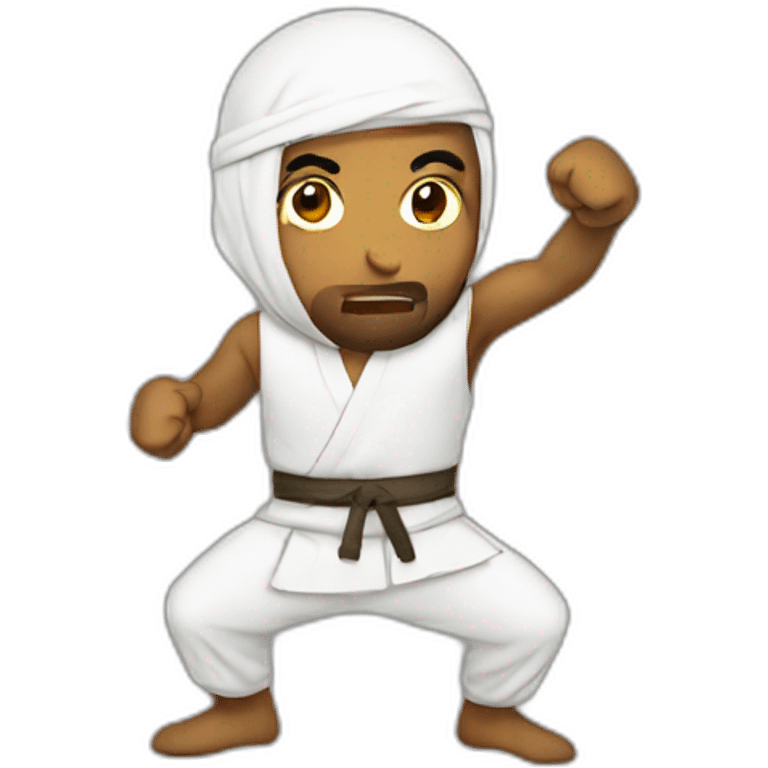 Muslim fighting emoji