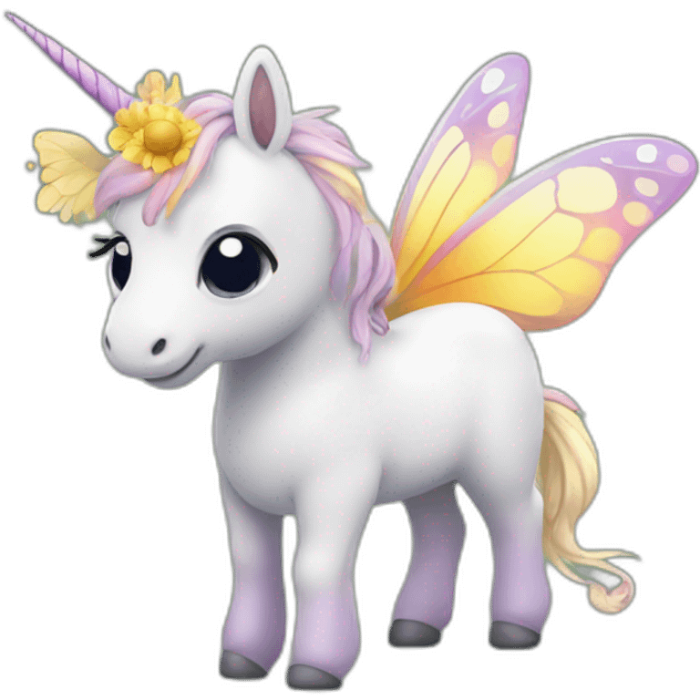 Butterfly-Unicorn emoji