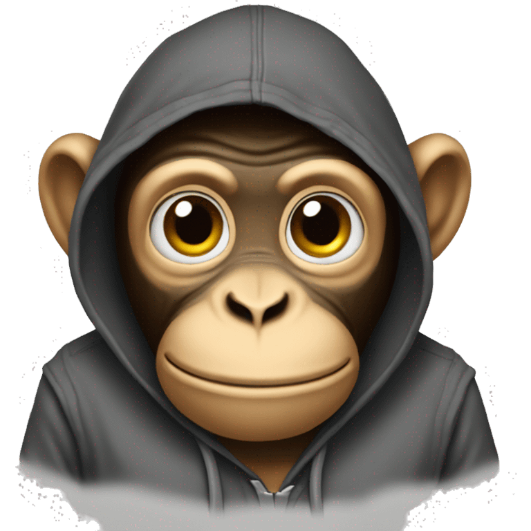 monke with hoodie emoji