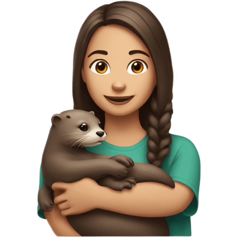 The word Katie with an otter emoji