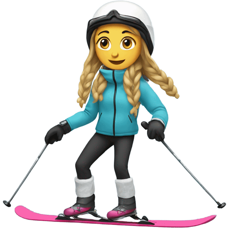 Ski Girl  emoji