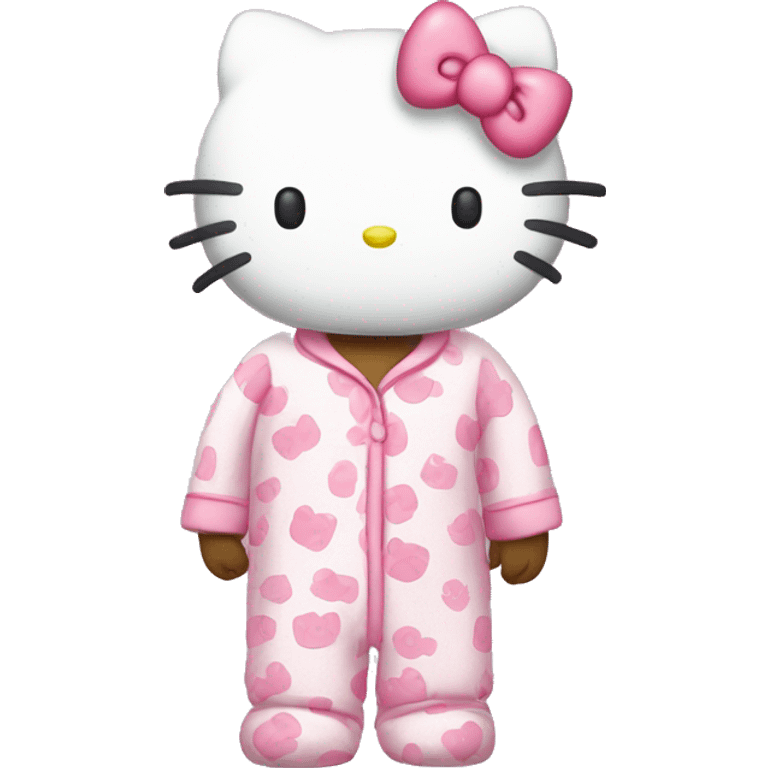 Hello Kitty en pyjama hello kitty  emoji