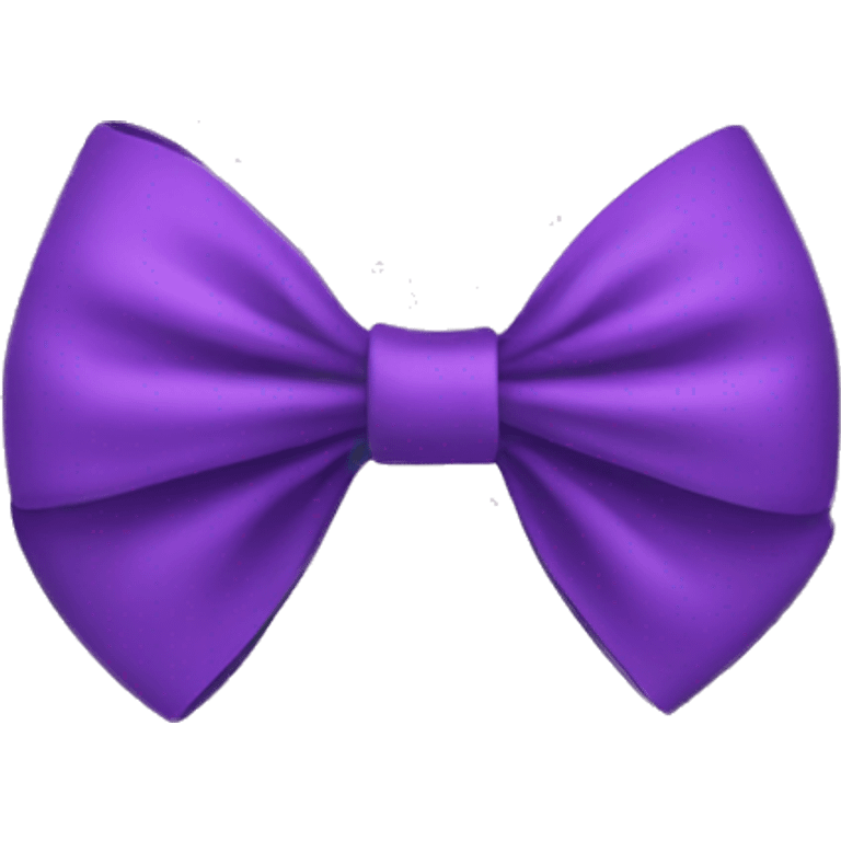 Purple bow emoji