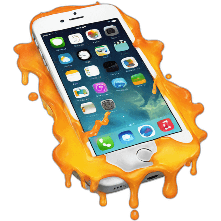 iphone melting emoji