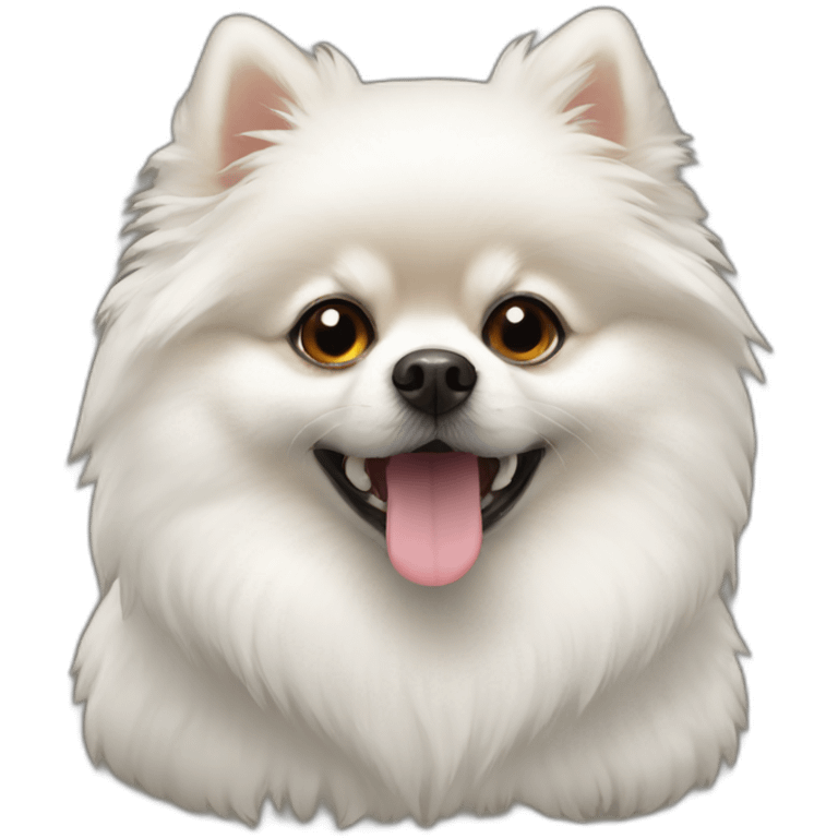 halloween white-pomeranian emoji