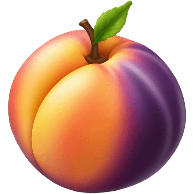 Juicy peach and egg plant  emoji