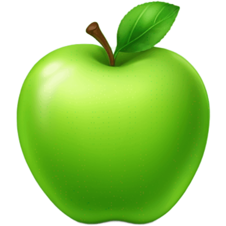 green apple emoji