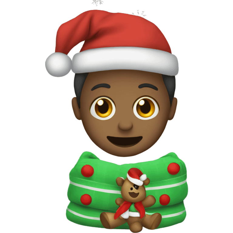 christmas cute blanket emoji