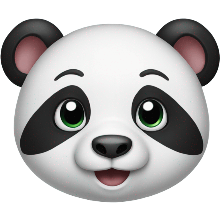 Panda has an elephant trunk emoji