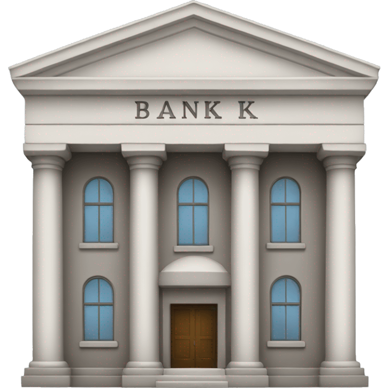 bank building emoji