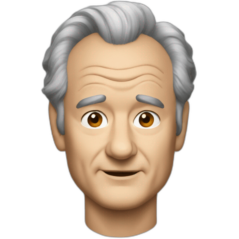 Bill murray black hair emoji